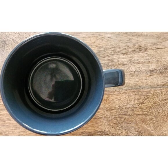 2013 Starbucks Gray Pewter Mirrored Coffee Cup Tea Mug | 14oz - Picture 4 of 5